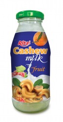 Trobico Cashew milk with fruit glass bottle 250ml